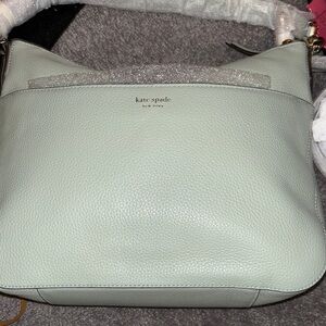 Kate Spade Olive Leather Crossbody Bag